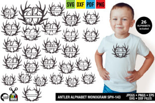 Antlers Script Monogram: A Design Asset for Modern Creators