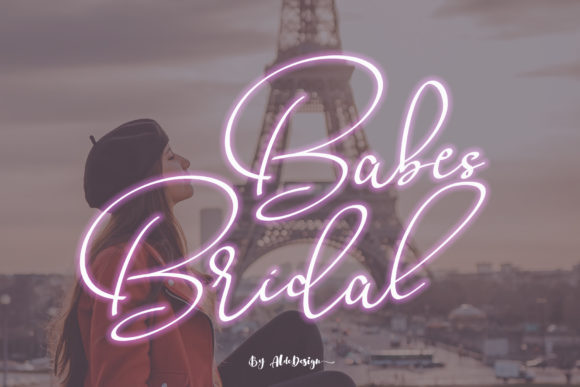 Babes Bridal: The Elegant Script Font for Authentic Design