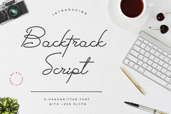 Backtrack Script: A Handwritten Font That Redefines Elegance in Modern Design
