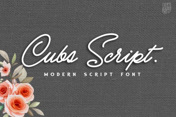 Cubs Script: The Handwritten Font That Elevates Design