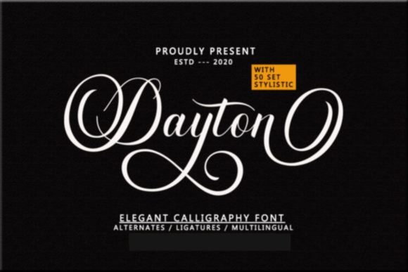 Dayton Script: Elegance in a Flowing Handwritten Font