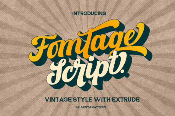 Fomtage Script: Playful Nostalgia in a Handwritten Font