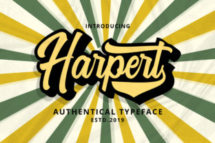 Harpert: A Vintage-Inspired Typeface for Modern Projects
