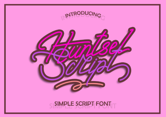 Huntsel Script: The Timeless Handwritten Font