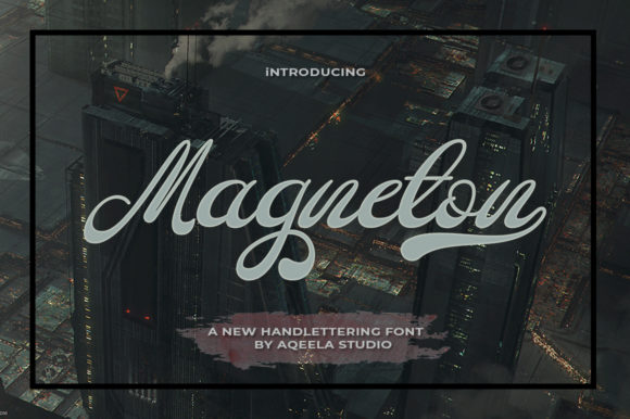 Magneton: A Handwritten Font for Bold, Creative Statements