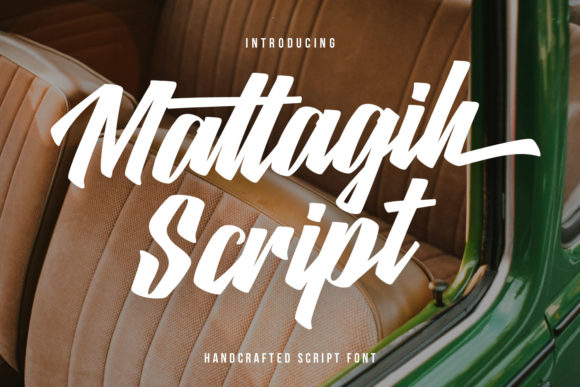 Matlagih Script: A Bold Handwritten Font for Striking Designs