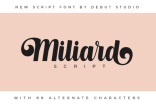Milliard Script: A Flowing Font for Personal Design