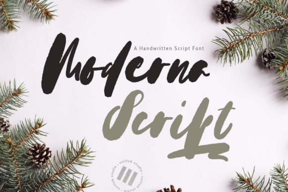 Moderna Script: A Flowing Handwritten Font with Elegance
