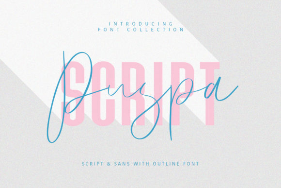 Puspa Script: The Duo Font That Brings Your Design Ideas to Life