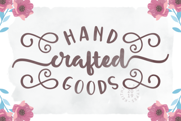 The Art of the Letter: How Handcrafted Goods Font Merges Boldness with Elegance