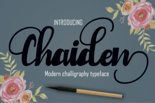 The Chaiden Font: Adding a Romantic Spark to Your Designs