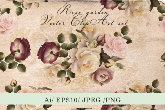 Vintage Rose Garden Vector Clip Art: A Designer’s Guide to Seamless Integration